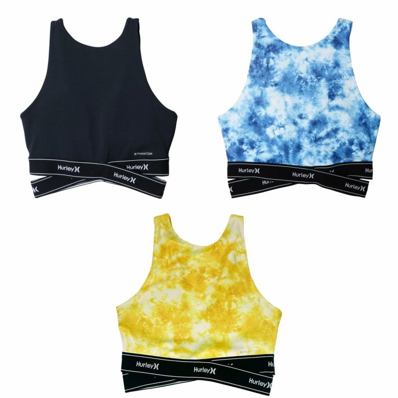 ハーレーサーフフィットネスウェアレディースWOMENSJACQUARDBANDTANKTOPBRA水陸両用トレーニングスポーツブラWSB232003123SP春夏Hurley