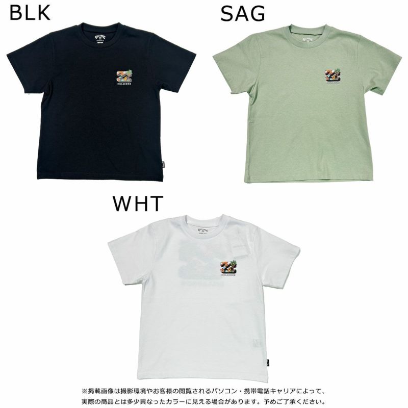 ビラボンBILLABONGサーフィンサーフウェア半袖TシャツBOYSBBTV(130～160)BE015202ジュニアキッズ子ども男の子24SP春夏