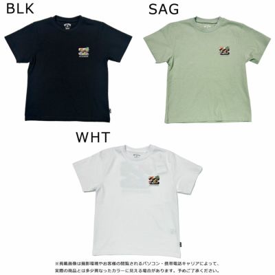 【SALE】ビラボン BILLABONG サーフィン サーフ ウェア 半袖 Tシャツ BOYSBB TV (130～160) BE015202 ジュニア キッズ 子ども 男の子 24SP 春夏