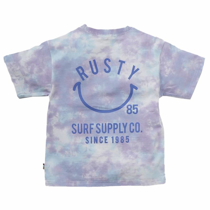 ラスティRUSTYサーフィンサーフウェア半袖Tシャツ964-504ジュニアキッズ子ども男の子女の子24SP春夏