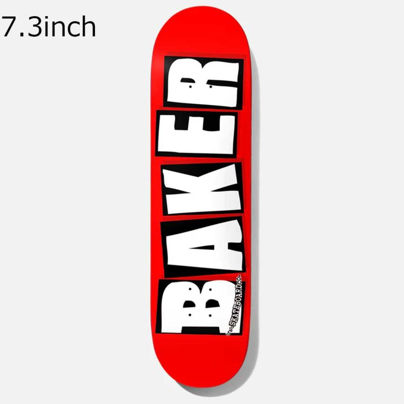 【人気販売】ベイカー ブランド ロゴ　スケートボード スケボー デッキ 板　8インチ スケートボード