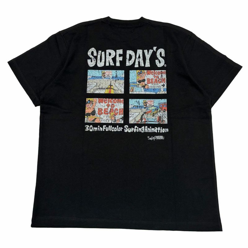 ベネフィットBENEFITサーフィンサーフウェア半袖TシャツSURFDAYSCOMICSSプリントTEE242SF1ST065メンズ男性24SP春夏