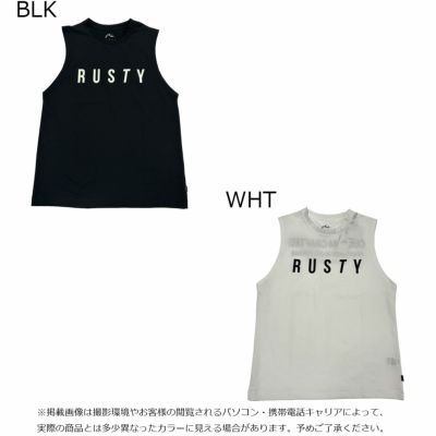 ラスティRUSTYサーフィンサーフウェアノースリーブタンクトップペアテックスタンクトップ914-466メンズ男性24SP春夏