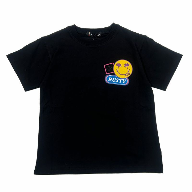 ラスティRUSTYサーフィンサーフウェア半袖Tシャツ964-502ジュニアキッズ子ども男の子女の子24SP春夏