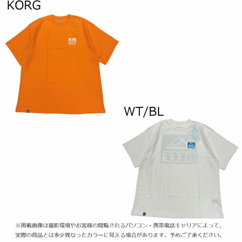 リーフREEFサーフィンサーフウェア半袖TシャツSQUARELOGOS/STEERFTEM2412メンズレディースユニセックス24SP春夏