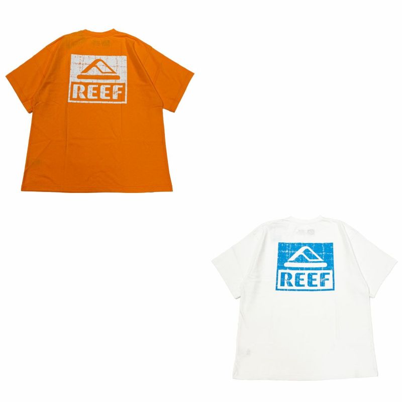 リーフ REEF サーフィン サーフ ウェア 半袖 Tシャツ SQUARE LOGO S/S TEE RFTEM2412 メンズ レディース  ユニセックス 24SP 春夏｜トップス｜大阪・心斎橋のスポーツ用品店スポタカ公式ONLINE STORE