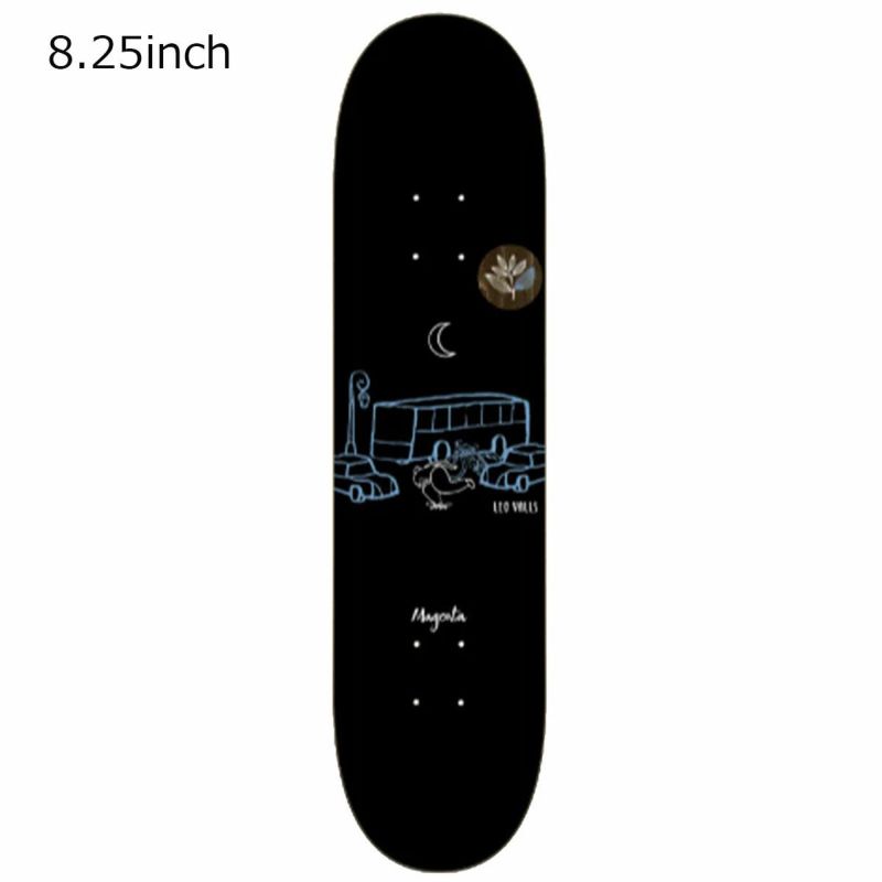 マジェンタMAGENTAスケボースケートボードデッキ板LEOVALLSSOLSTICEBOARD8.25レオバレスソルスティスボード17411M060213