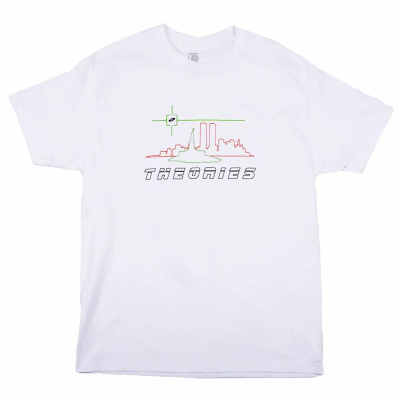 セオリーズTHEORIESスケボースケートボードウェア半袖TシャツクロスヘアーズTシャツ36391SE80124メンズ男性24SP春夏