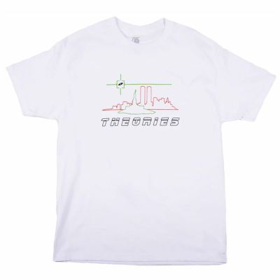 セオリーズTHEORIESスケボースケートボードウェア半袖TシャツクロスヘアーズTシャツ36391SE80124メンズ男性24SP春夏