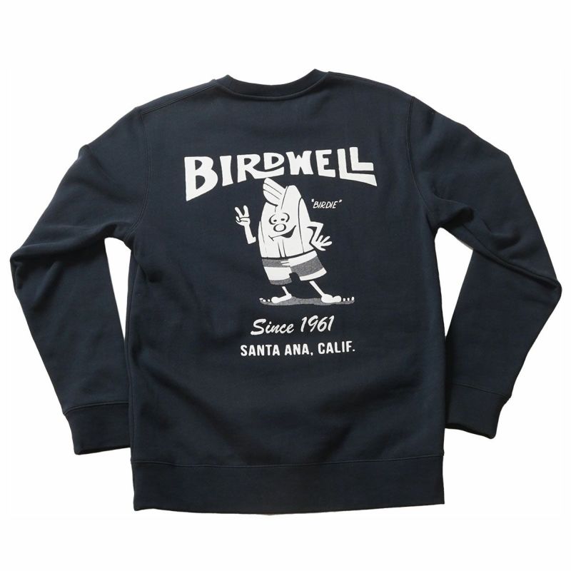 バードウェルBIRDWELLサーフィンサーフウェアスウェットトレーナー61Sweatshirt1SS1-0019-BL1メンズ男性24SU春夏