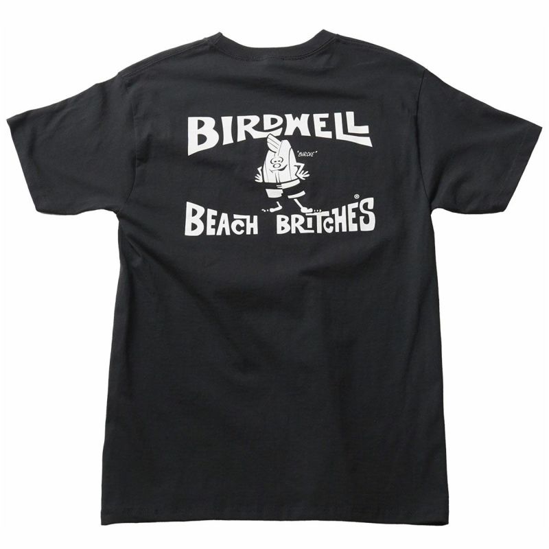 バードウェルBIRDWELLサーフィンサーフウェア半袖TシャツLicensePlateT-Shirt1TS1-0003-BK1メンズ男性24SU春夏