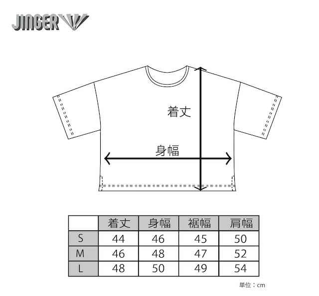 ジンガーJINGERランニングウェア半袖TシャツウィメンズクロップドTシャツJF-1031-CHCレディース女性24SU春夏