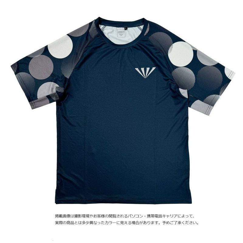 ジンガーJINGERランニングウェア半袖TシャツTシャツJ-1032-NVYメンズレディースユニセックス24SU春夏