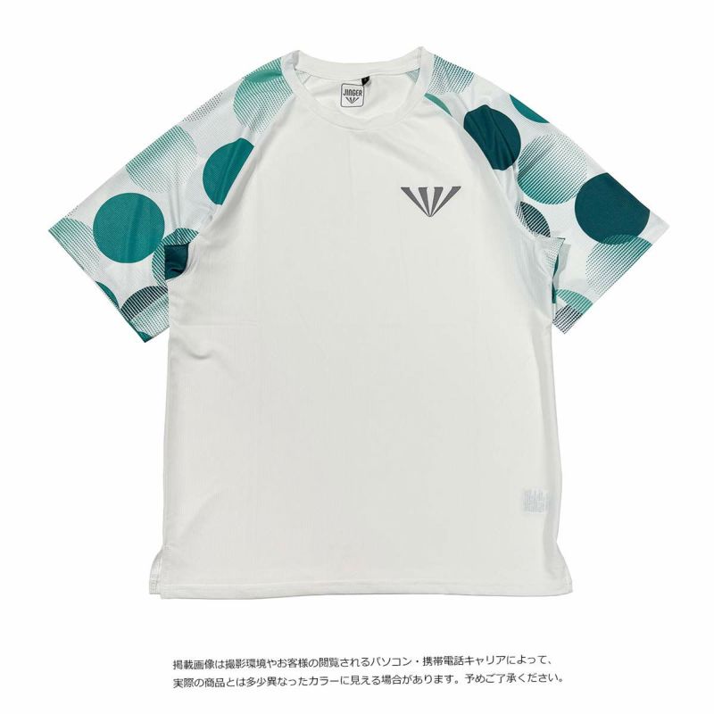 ジンガーJINGERランニングウェア半袖TシャツTシャツJ-1032-WHTメンズレディースユニセックス24SU春夏