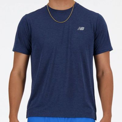 ユーバランスNewBalanceランニングウェア半袖TシャツAthleticsショートスリーブTシャツMT41253-NNHメンズ男性24SP春夏