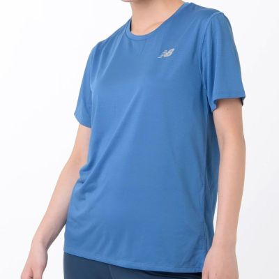 ユーバランスNewBalanceランニングウェア半袖TシャツSportEssentialsショートスリーブTシャツWT41222-BEUレディース女性24SP春夏