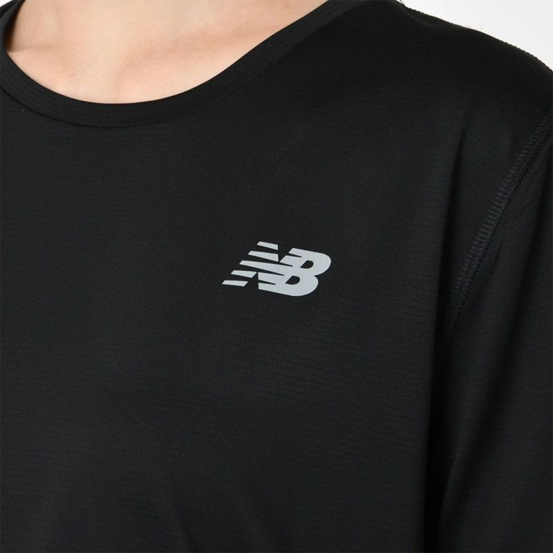 ユーバランスNewBalanceランニングウェア半袖TシャツSportEssentialsショートスリーブTシャツWT41222-BKレディース女性24SP春夏