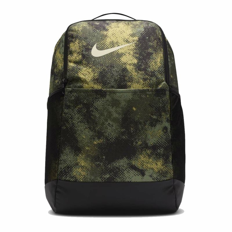 ナイキNIKEアウトドアカジュアル鞄バッグリュックサックバックパックデイパックブラジリアMバックパック9.5カモAOPFZ2608-386メンズレディースユニセックス24FA秋冬