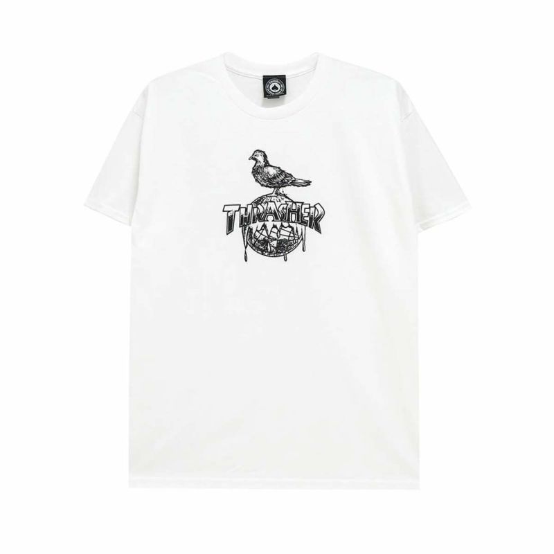 スラッシャーTHRASHERスケボースケートボードウェア半袖TシャツカバーザアースTシャツCOVERTHEEARTHS/STEE145531メンズ男性24SP春夏