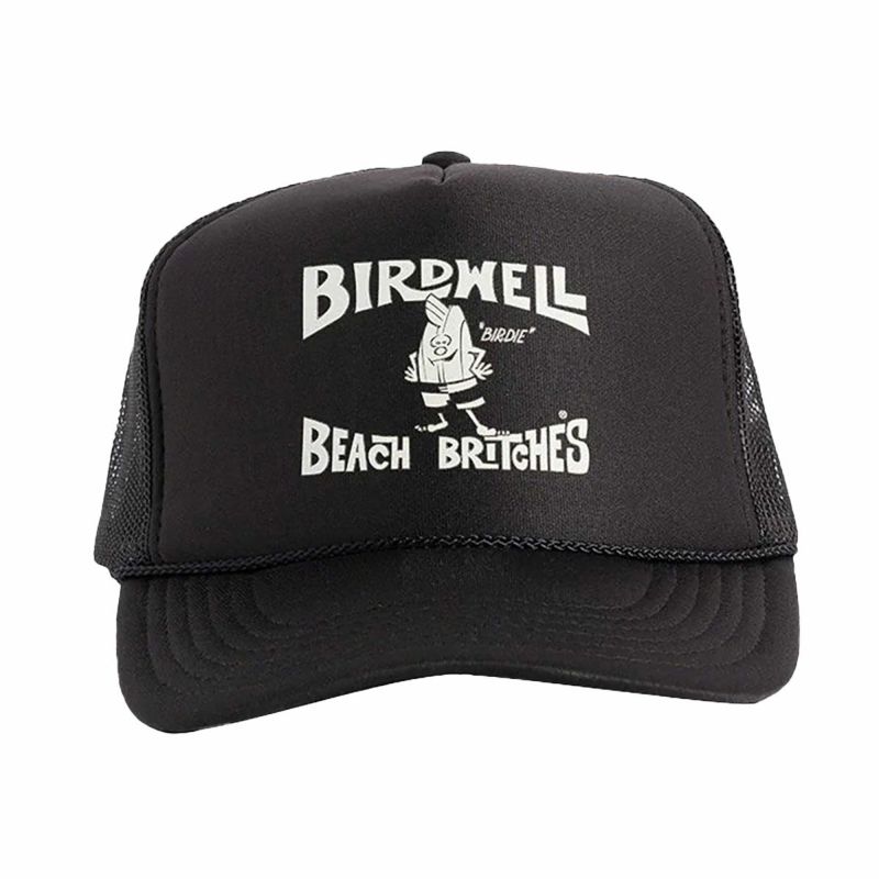 BIRDWELLバードウェルサーフィンサーフ帽子キャップLicensePlateTruckerCap3HA4-0033-BK1-NAメンズ男性24FA秋冬