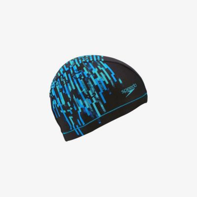 スピード SPEEDO スイム フィットネス 競泳 キャップ ストライプス ディライト トリコット キャップ Stripes Delight Tricot Cap SE12461-BL メンズ レディース ユニセックス