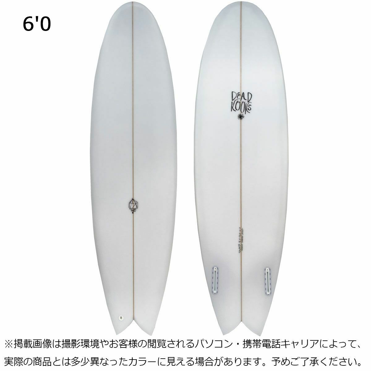 デッドクークスDEADKOOKSサーフィンサーフサーフボード板DEADKOOKSTHANG6.0クリアーPUBLNAKS220000028450