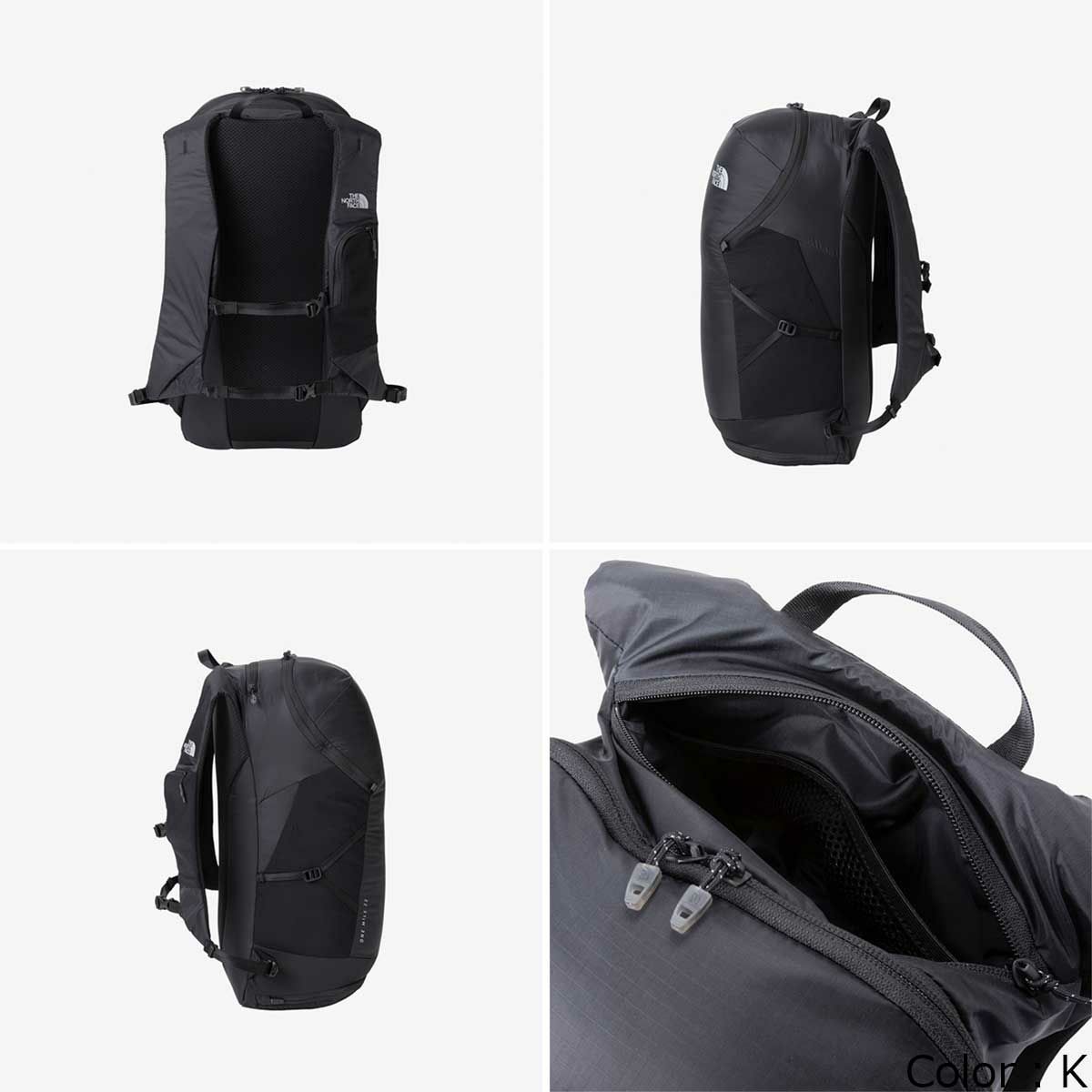 ザ・ノース・フェイスランニング鞄バッグリュックサックバックパックデイパックワンマイル22ONEMILE22NM62460-Kメンズレディースユニセックス24FA秋冬