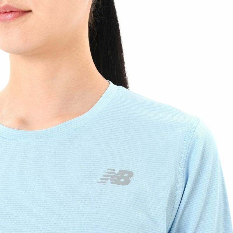 ニューバランスNewBalanceランニングウェア長袖TシャツロンTSportEssentialsロングスリーブTシャツWT41225-CUHレディース女性24FA秋冬