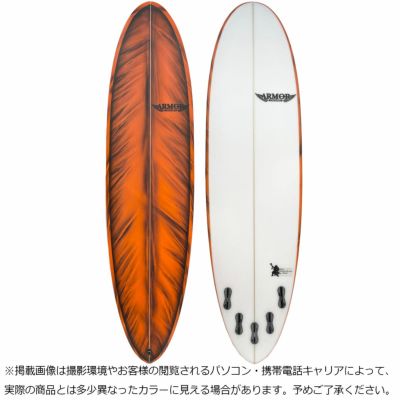 アーマーサーフボード ARMOR SURF BOARDS サーフィン サーフ サーフボード 板 SWORD MID 6.6 40L PU BLANKS 220000028732