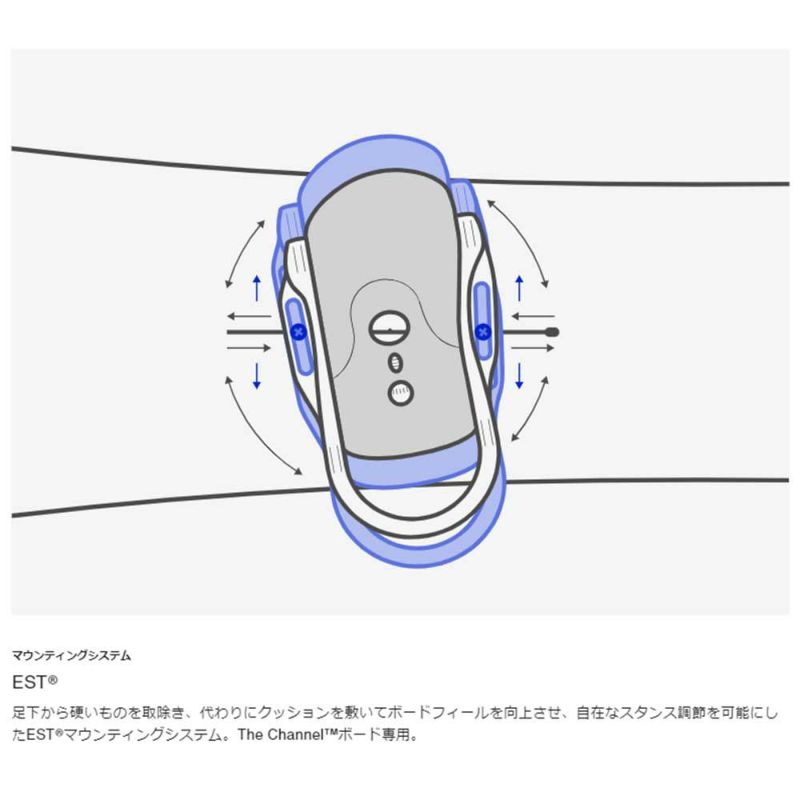 バートンBURTONスノボースノボスノーボードバインディングビンディングジェネシスEST(R)スノーボードバインディングGenesisESTBinding10563109002メンズ男性24-25