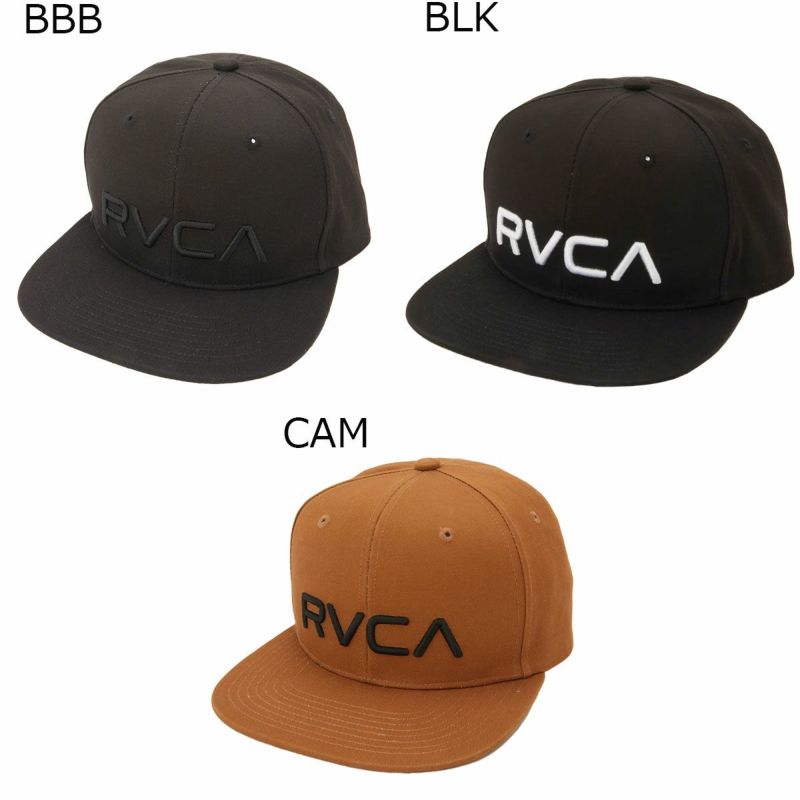 ルーカRVCAサーフィンサーフ帽子キャップTWILLSNAPBACKキャップBE042951メンズ男性24FA秋冬