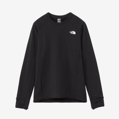 ザ・ノース・フェイスTHENORTHFACEジムフィットネスヨガウェア長袖TシャツロンTフリースサーマルバーサグリッドクルーTHERMALVERSAGRIDCREWNL72479-Kメンズレディースユニセックス24FA秋冬