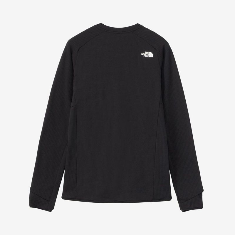 ザ・ノース・フェイスTHENORTHFACEジムフィットネスヨガウェア長袖TシャツロンTフリースサーマルバーサグリッドクルーTHERMALVERSAGRIDCREWNL72479-Kメンズレディースユニセックス24FA秋冬