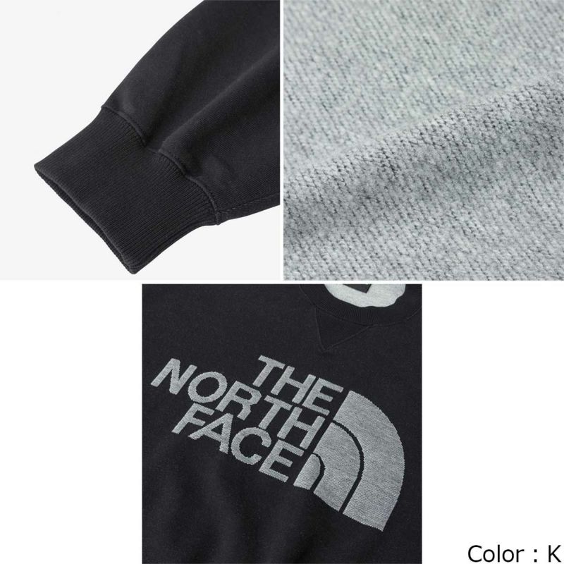 ザ・ノース・フェイスTHENORTHFACEアウトドアカジュアルウェアスウェットトレーナージャガードハーフドームクルーJACQUARDHALFDOMECREWNT62438-Kメンズレディースユニセックス24FA秋冬