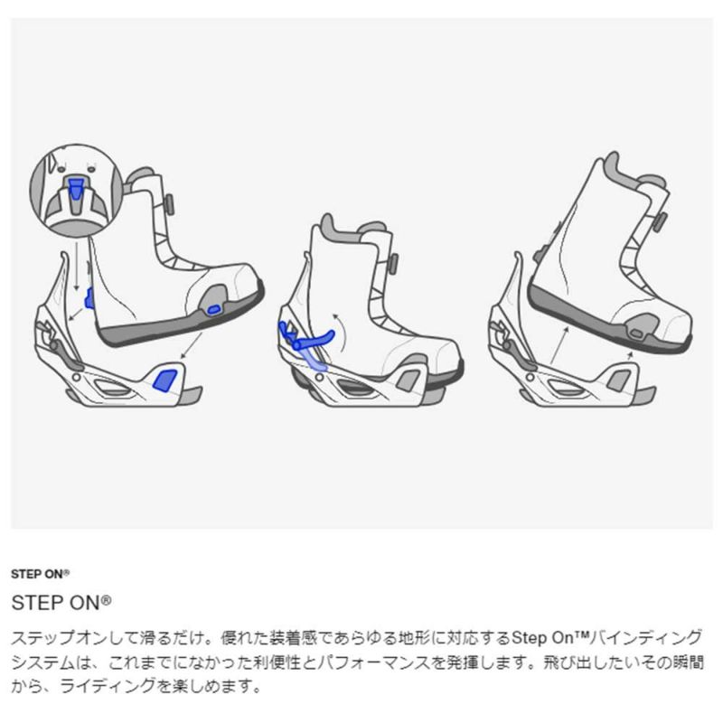 バートンBURTONスノボースノボスノーボードバインディングビンディングStepOn(R)Re:FlexスノーボードバインディングStepOn(R)Re:FlexBinding17283110023メンズ男性24-25