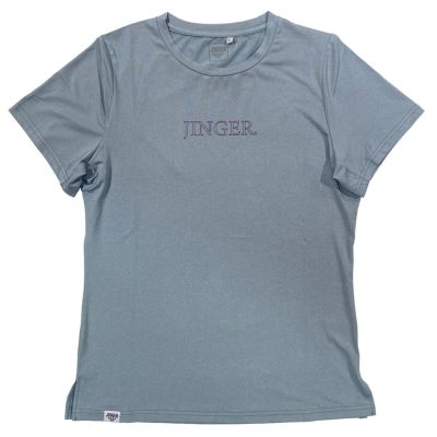 ジンガーJINGERランニングウェア半袖TシャツウィメンズランニングTシャツJF-1035-LBLUレディース女性24FA秋冬