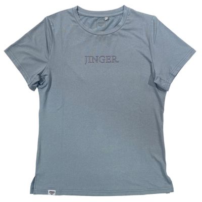 ジンガーJINGERランニングウェア半袖TシャツウィメンズランニングTシャツJF-1035-LBLUレディース女性24FA秋冬