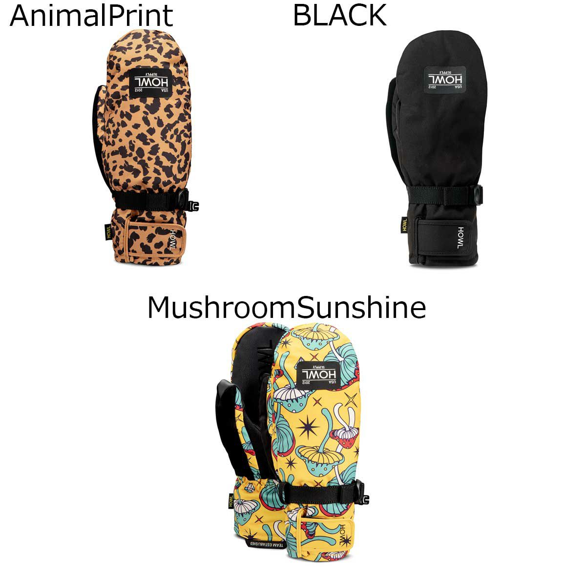 ハウルHOWLスノボースノボスノーボードグローブ手袋FairbanksMittH-010メンズレディースユニセックス24-25