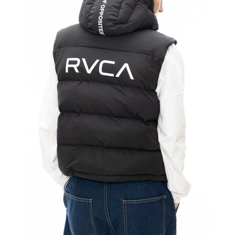 ルーカRVCAサーフィンサーフウェアアウターダウンジャケットRVCAPUFFERVESTJACKETジャケットBE042768メンズ男性24FA秋冬