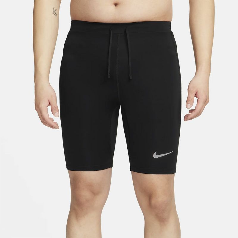 ナイキNIKEランニングウェアボトムスショートハーフパンツ短パンナイキファストDri-FIT1/2レングスタイツインナー付きFN3372-010メンズ男性24HO秋冬