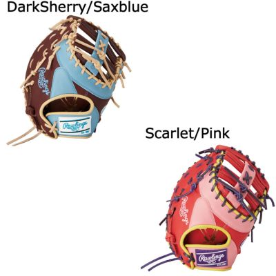 ローリングスRawlingsベースボール野球ソフトボールグラブミットグローブ軟式ソフトボール用ガールズフィットHOH(R)DPCOLORSキャッチャー用GS4FHDYZ6レディース女性24FA秋冬