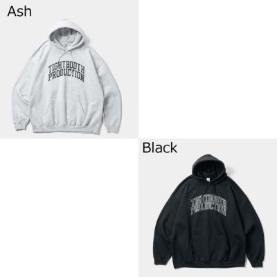 タイトブース TIGHTBOOTH スケボー スケートボード ウェア スウェット パーカー カレッジ フード スウェット シャツ COLLEGE HOODED SWEAT SHIRT FW24-SW05 メンズ 男性 24FA 秋冬