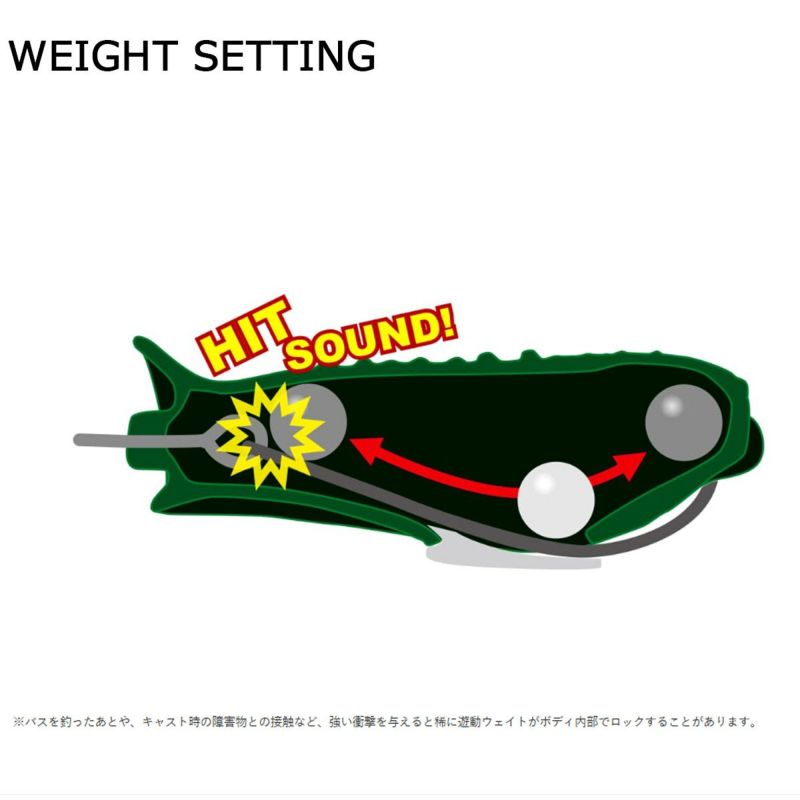 デプスDEPSフィッシング釣りルアーBUSTERKバスターク#02ボーンクラックル0088-02