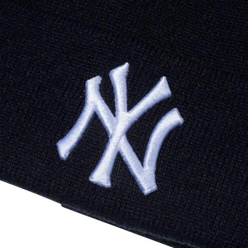 ニューエラNEWERAスノボースノボスノーボード帽子ニット帽ビーニーベーシックカフニットMLBTeamLogoニューヨーク・ヤンキース13751342メンズレディースユニセックス24-25