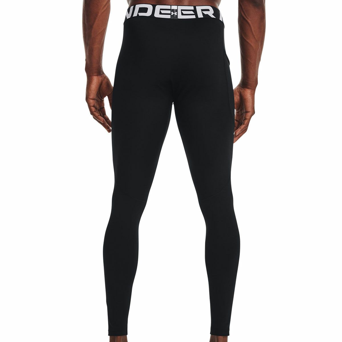 アンダーアーマーUNDERARMOURジムフィットネスヨガウェアボトムスインナースパッツレギンスUAコールドギアアーマーレギンス1366075-001メンズ男性24FA秋冬