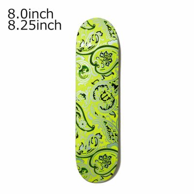 エビセン EVISEN スケボー スケートボード デッキ 板 ペイズリー ネオン イエロー PAISLEY NEON YELLOW EVI26-08｜EVISEN  エビセン｜大阪・心斎橋のスポーツ用品店スポタカ公式ONLINE STORE