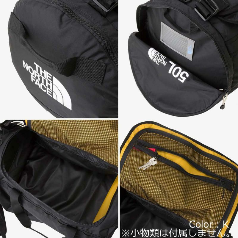 ノースフェイスTHENORTHFACEアウトドアカジュアル鞄バッグボストンバッグスポーツバッグナイロンダッフル50NMJ72352-YCジュニアキッズ子ども男の子女の子24SP春夏
