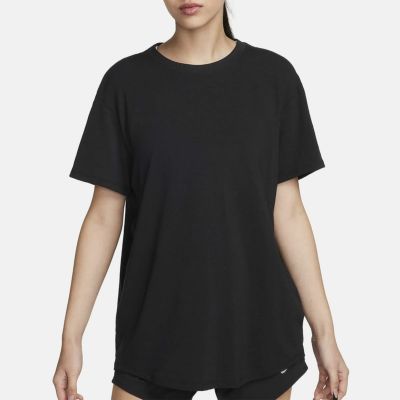 ナイキNIKEジムフィットネスヨガウェア半袖TシャツDri-FITショートスリーブトップFN2815-010レディース女性24HO秋冬