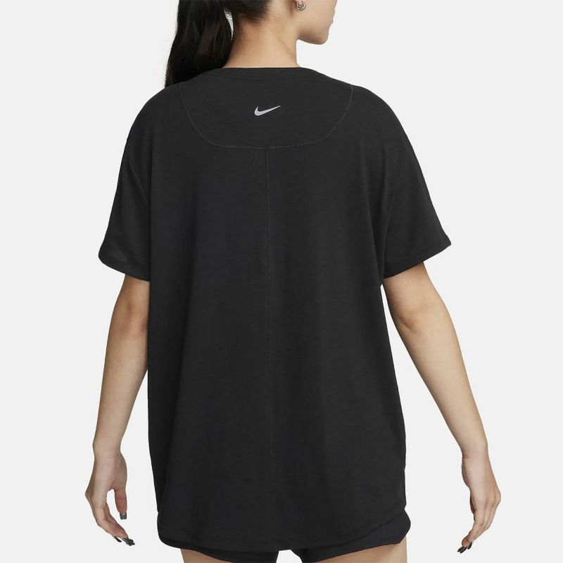 ナイキNIKEジムフィットネスヨガウェア半袖TシャツDri-FITショートスリーブトップFN2815-010レディース女性24HO秋冬