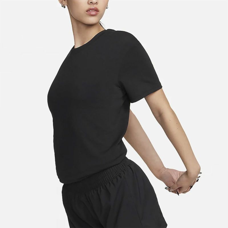 ナイキNIKEジムフィットネスヨガウェア半袖TシャツDri-FITショートスリーブトップFN2815-010レディース女性24HO秋冬